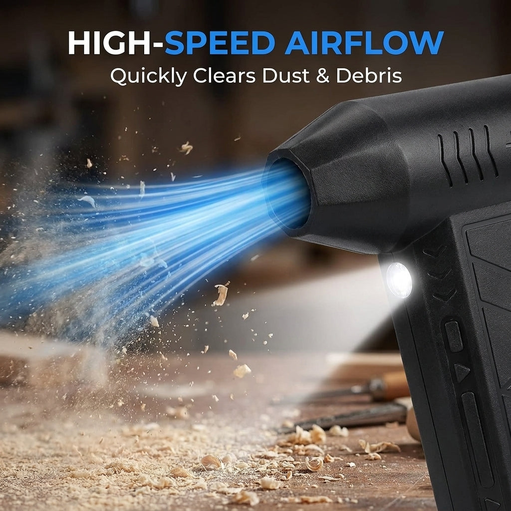 Mini Jet Fan – Handheld Portable Air Blower for BBQ, Dust Cleaning & Outdoor Use