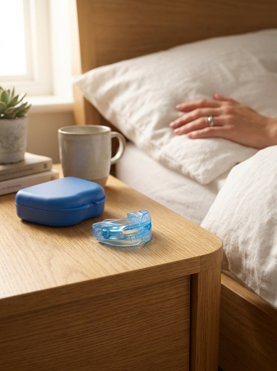 Anti-Snore Mouthpiece – Medical Grade Silicone Sleep Guard for Men & Women | Teeth Grinding Relief with Travel Case