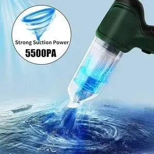 Portable Handheld Vacuum Cleaner – USB Rechargeable Cordless Mini Vacuum for Car, Home & Office