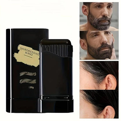 Instant Black Hair Coverage Stick – Waterproof Root Touch-Up Pen for Men & Women | Natural Finish | 20g