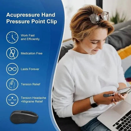 EELHOE LI4 Acupressure Clip – Natural Wellness & Tension Relief Massager | Drug-Free Daily Use