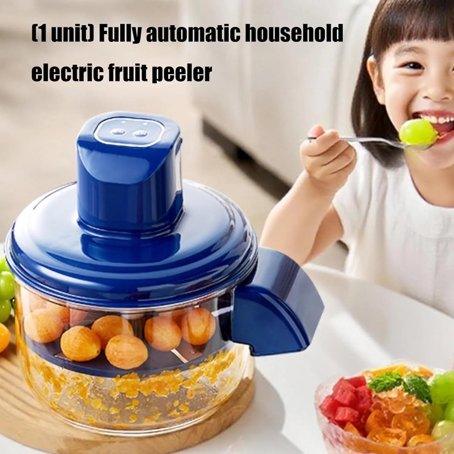Fruit & Vegetable Peeler with Built-In Container – Multi-Function Kitchen Prep & Salad Maker Tool