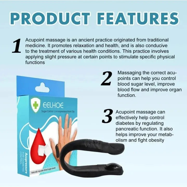 EELHOE LI4 Acupressure Clip – Natural Wellness & Tension Relief Massager | Drug-Free Daily Use