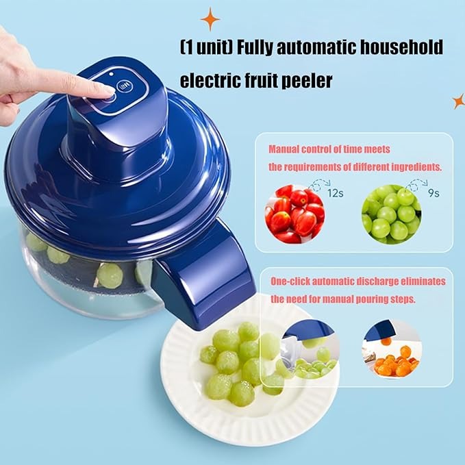Fruit & Vegetable Peeler with Built-In Container – Multi-Function Kitchen Prep & Salad Maker Tool