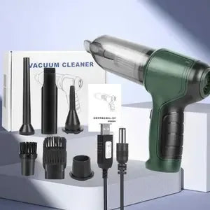 Portable Handheld Vacuum Cleaner – USB Rechargeable Cordless Mini Vacuum for Car, Home & Office