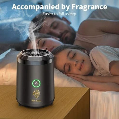 Smart Bukhoor Perfume Dispenser – Electric Portable Incense Burner with 2000mAh Battery | UAE & Gulf Homes