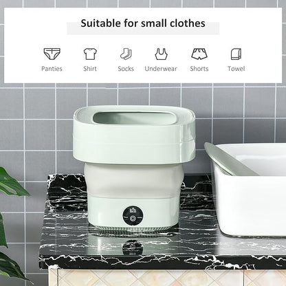 Foldable Mini Washing Machine – Portable Electric Laundry Tub for Baby Clothes, Delicates & Travel